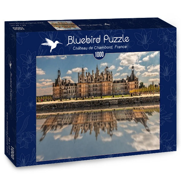 Bluebird Puzzle - Château de Chambord, France - 1000 piece jigsaw puzzle