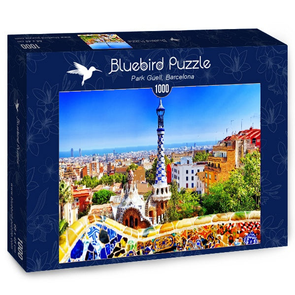 Bluebird Puzzle - Park Güell, Barcelona - 1000 piece jigsaw puzzle