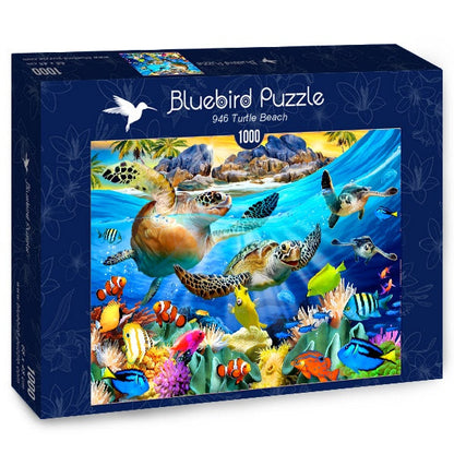 Bluebird Puzzle - Turtle Beach - 1000 Piece Jigsaw Puzzle
