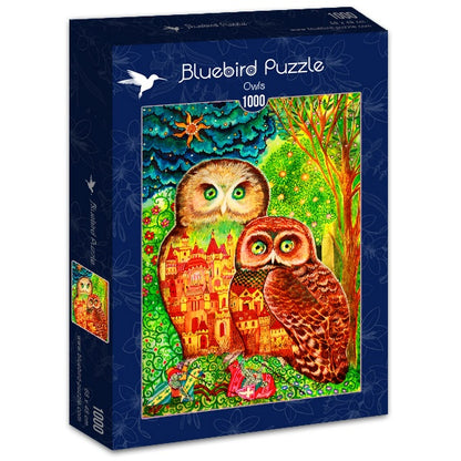 Bluebird Puzzle - Owls - 1000 Piece Jigsaw Puzzle