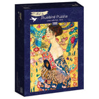 Lady with Fan, 1918 by Gustave Klimt – 1000 Piece Jigsaw Puzzle (Bluebird Puzzle)