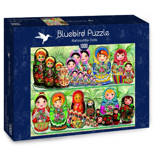 Matryoshka Dolls – 1000 Piece Jigsaw Puzzle (Bluebird Puzzle)