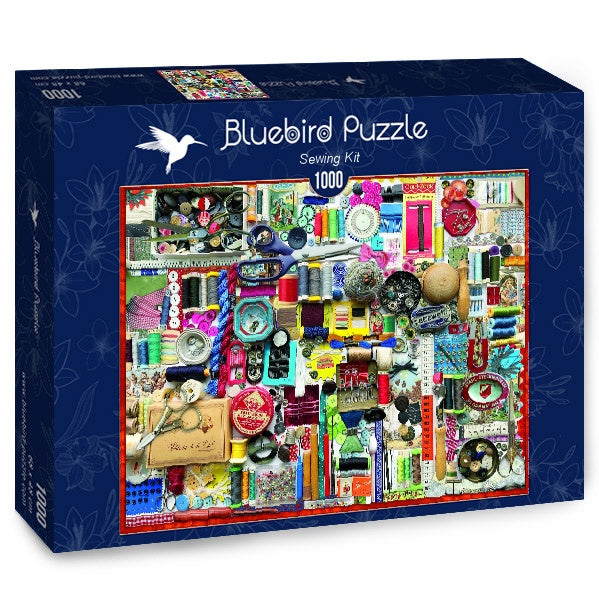 Bluebird Puzzle - Sewing Kit - 1000 Piece Jigsaw Puzzle