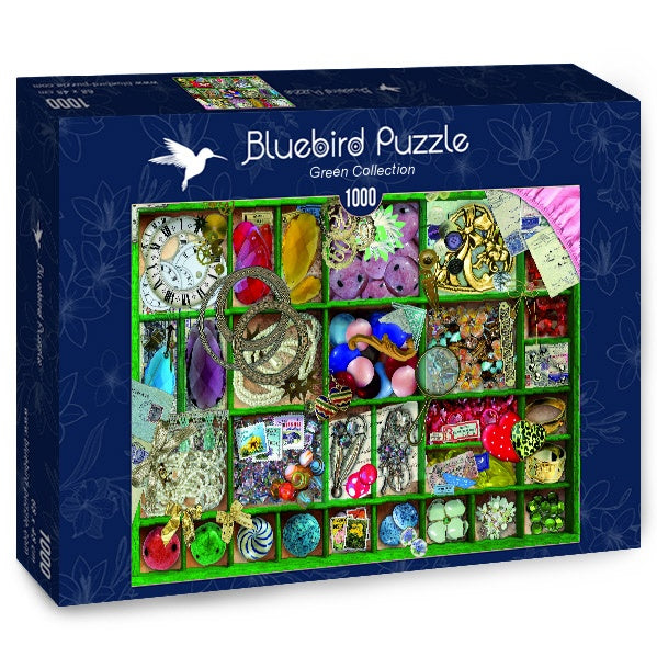 Green Collection – 1000 Piece Jigsaw Puzzle (Bluebird Puzzle)