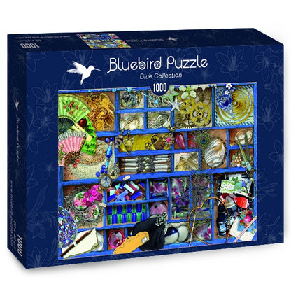 Bluebird Puzzle - Blue Collection - 1000 Piece Jigsaw Puzzle