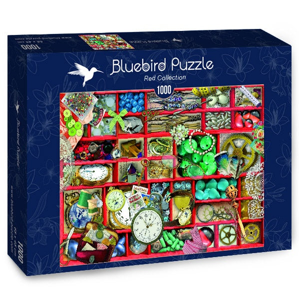 Red Collection – 1000 Piece Jigsaw Puzzle (Bluebird Puzzle)