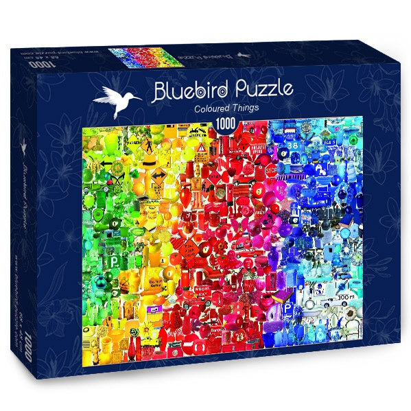 Bluebird Puzzle - Coloured Things - 1000 Piece Jigsaw Puzzle