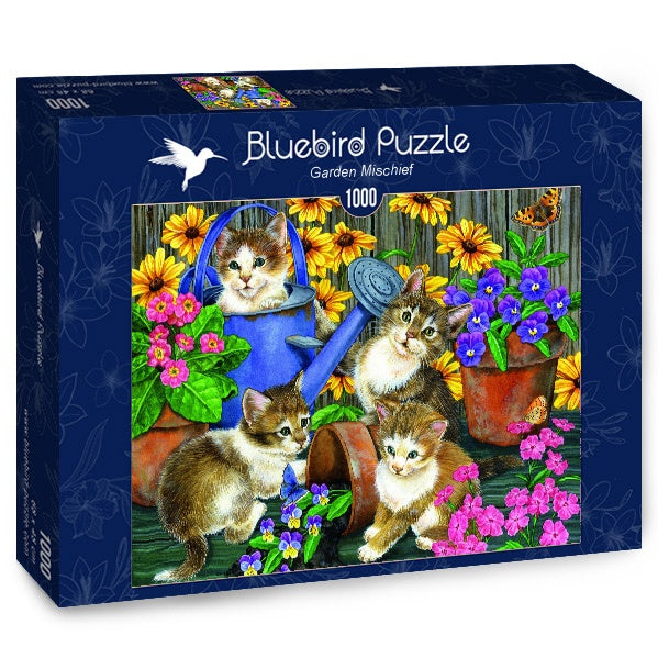 Bluebird Puzzle - Garden Mischief - 1000 Piece Jigsaw Puzzle