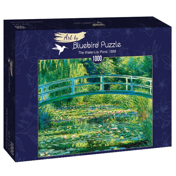 The Water-Lily Pond, 1899 by Claude Monet – 1000 Piece Jigsaw Puzzle (Bluebird Puzzle)