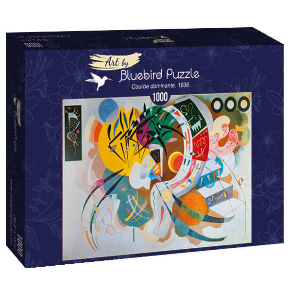 Bluebird Puzzle - Kandinsky - Courbe dominante, 1936 - 1000 Piece Jigsaw Puzzle