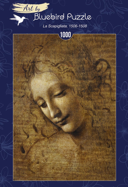 Bluebird  - Leonardo da Vinci - La Scapigliata, 1506-1508 - 1000 Piece Jigsaw Puzzle