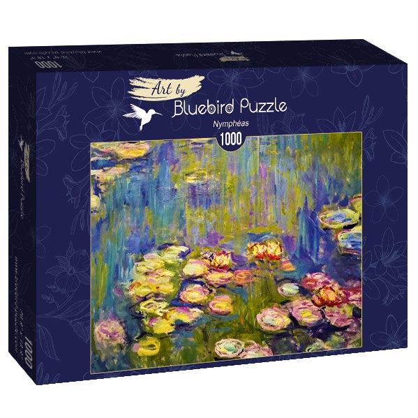 Bluebird Puzzle - Claude Monet - Nympheas - 1000 Piece Jigsaw Puzzles