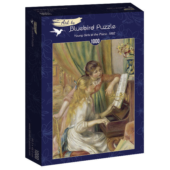 Bluebird Puzzle - Auguste Renoir - Young Girls at the Piano, 1892 - 1000 Piece Jigsaw Puzzle