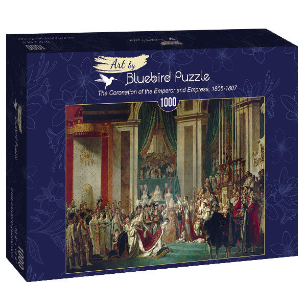 The Coronation of the Emperor and Empress, 1805-1807 by Jacques-Louis David – 1000 Piece Jigsaw Puzzle (Bluebird Puzzle)