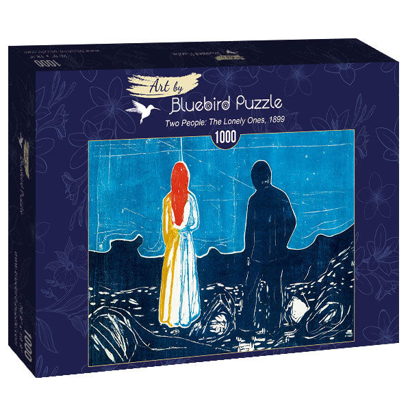 Bluebird Puzzle - Edvard Munch - Two People: The Lonely Ones, 1899 - 1000 Piece Jigsaw Puzzle