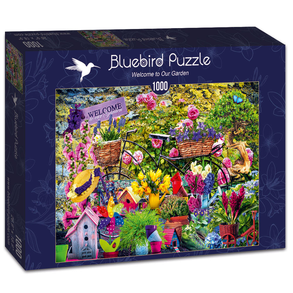 Bluebird Puzzle - Welcome to Our Garden - 1000 Piece Jigsaw Puzzle
