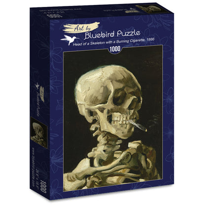Bluebird Puzzle - Vincent Van Gogh - Head of a Skeleton with a Burning Cigarette, 1886 - 1000 Piece Jigsaw Puzzle