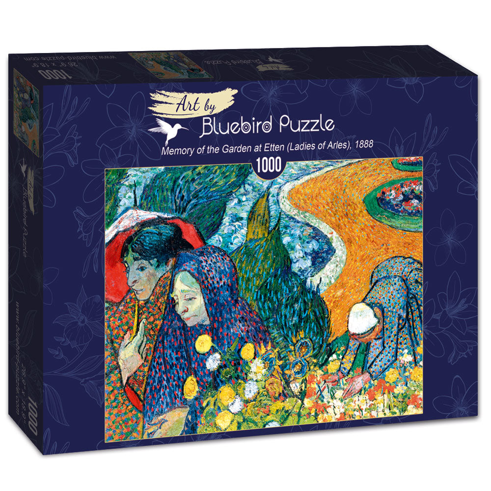 Memory of the Garden at Etten (Ladies of Arles), 1888 by Vincent Van Gogh – 1000 Piece Jigsaw Puzzle (Bluebird Puzzle)