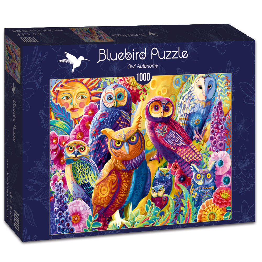 Bluebird Puzzle - Owl Autonomy - 1000 Piece Jigsaw Puzzle