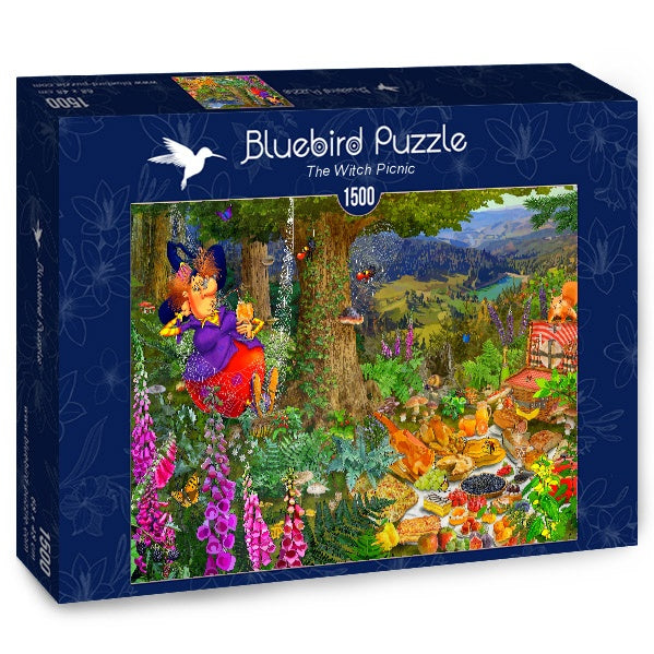 The Witch Picnic – 1500 Piece Jigsaw Puzzle (Bluebird Puzzle)