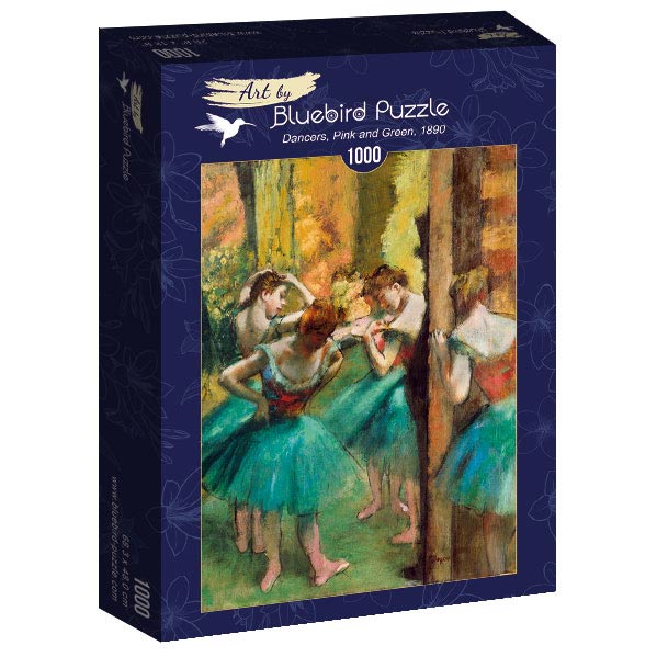 Bluebird Puzzle - Degas - Dancers, Pink and Green, 1890 - 1000 Piece Jigsaw Puzzle