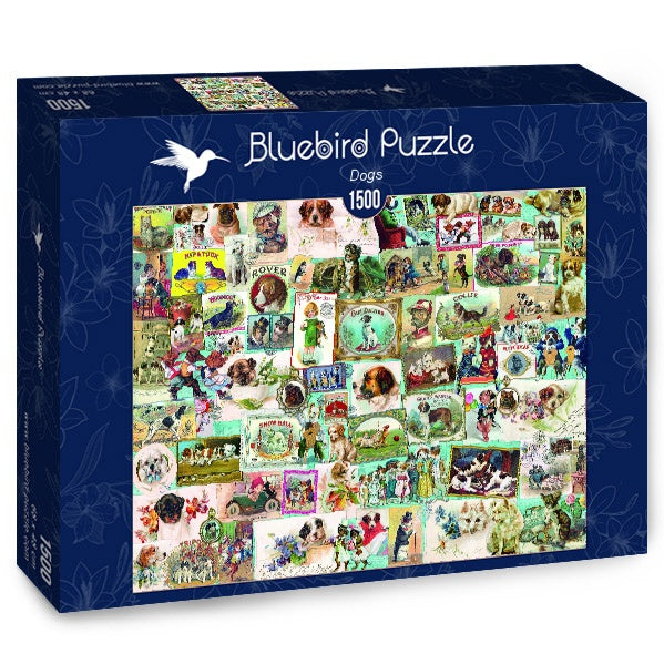Bluebird Puzzle - Dogs - 1500 Piece Jigsaw Puzzle