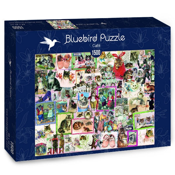 Bluebird Puzzle - Cats - 1500 Piece Jigsaw Puzzle