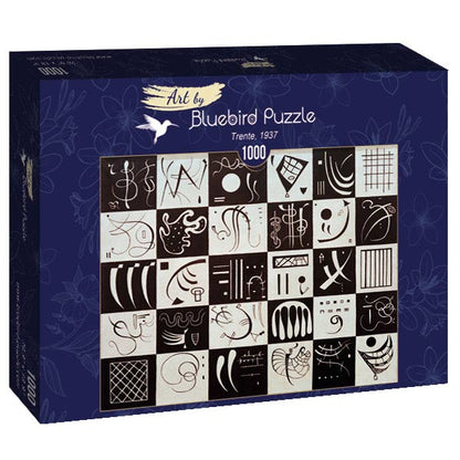 Bluebird Puzzle - Kandinsky - Trente, 1937 - 1000 Piece Jigsaw Puzzle