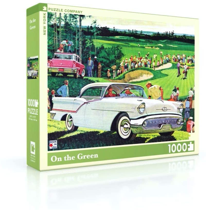 On The Green by General Motors – 1000 Piece Jigsaw Puzzle (New York Puzzle Company)