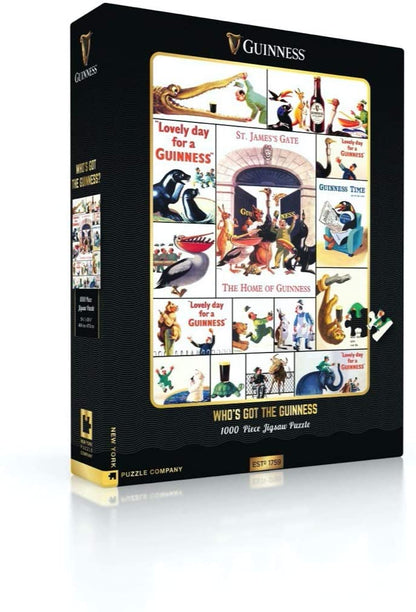 New York Puzzle Company - Who's Got The Guinness? - 1000 Piece Jigsaw Puzzle
