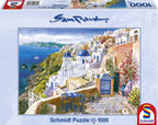 Santorini by Sam Park – 1000 Piece Jigsaw Puzzle (Schmidt)