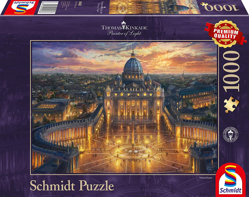 The Vatican by Thomas Kinkade – 1000 Piece Jigsaw Puzzle (Schmidt)