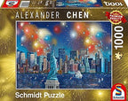 Fireworks over New York by Alexander Chen – 1000 Piece Jigsaw Puzzle (Schmidt)