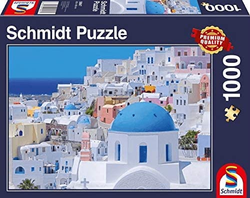 Santorini – 1000 Piece Jigsaw Puzzle (Schmidt)