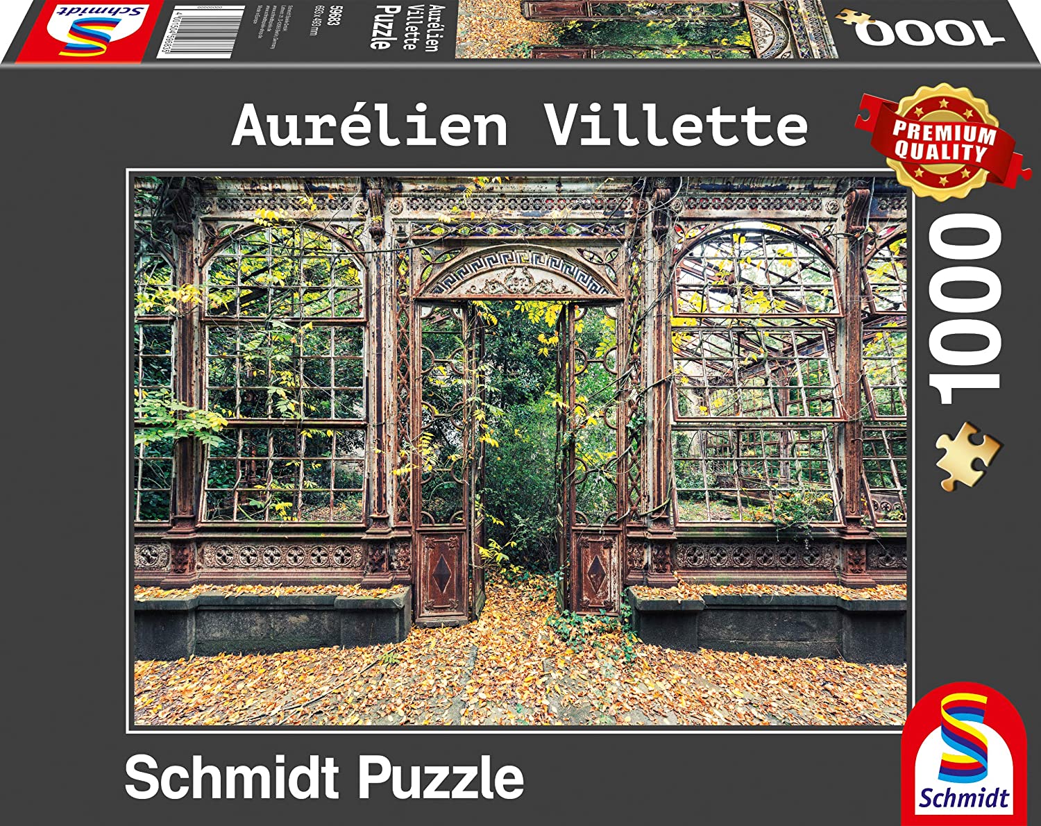 Victorian Greenhouse by Aurélien Villette – 1000 Piece Jigsaw Puzzle (Schmidt)