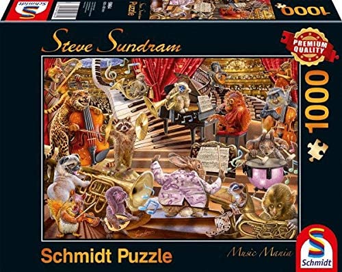 Music Mania by Steve Sundram – 1000 Piece Jigsaw Puzzle (Schmidt)