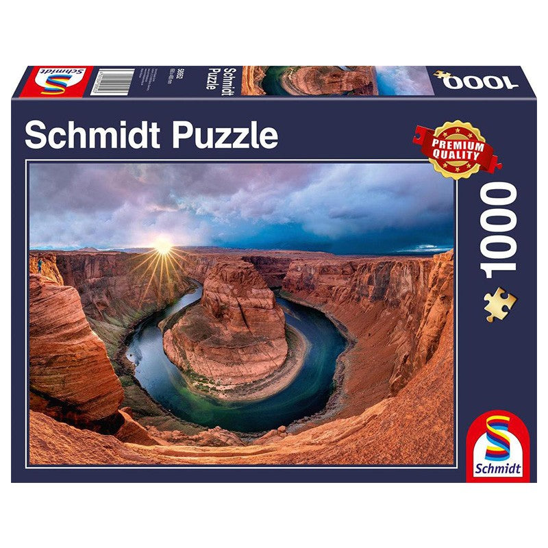 Horseshoe Bend - Colorado River by Glen Canyon – 1000 Piece Jigsaw Puzzle (Schmidt)