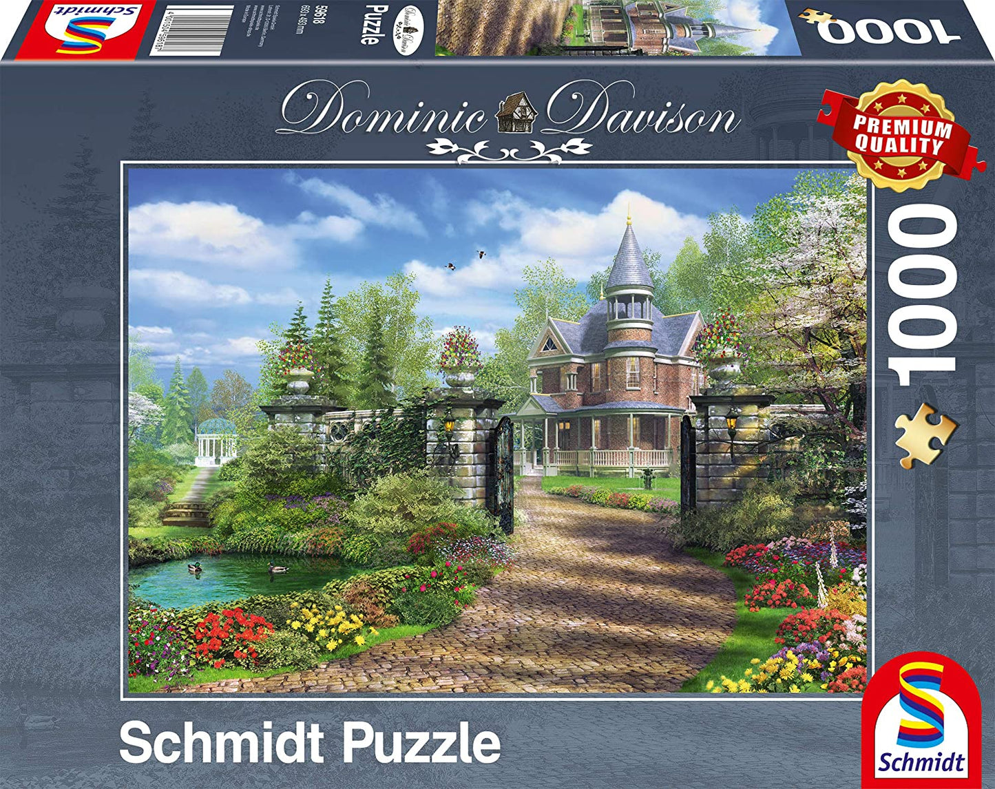 Schmidt - Dominic Davison - Idyllic Country Estate - 1000 Piece Jigsaw Puzzle
