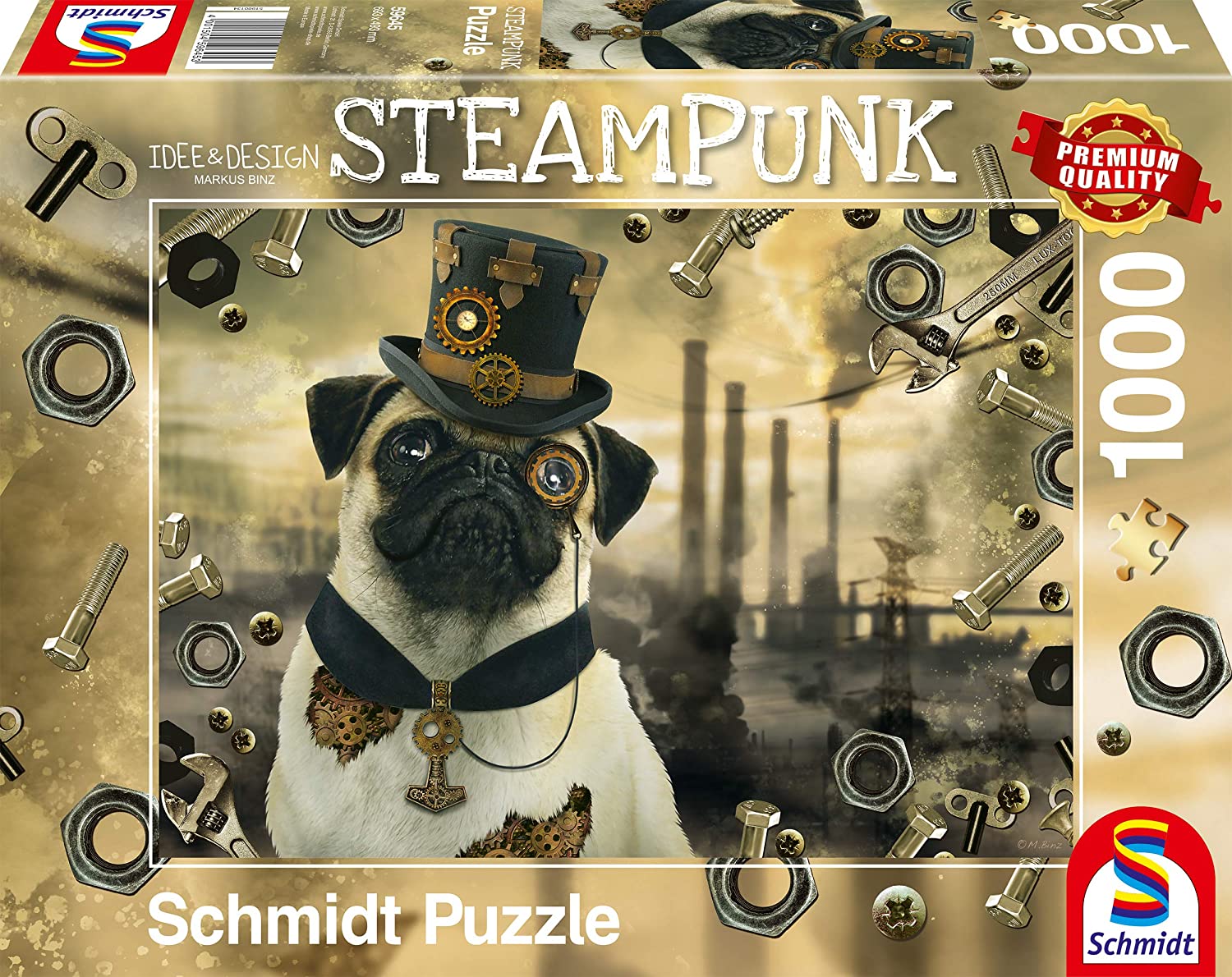 Steampunk Dog – 1000 Piece Jigsaw Puzzle (Schmidt)
