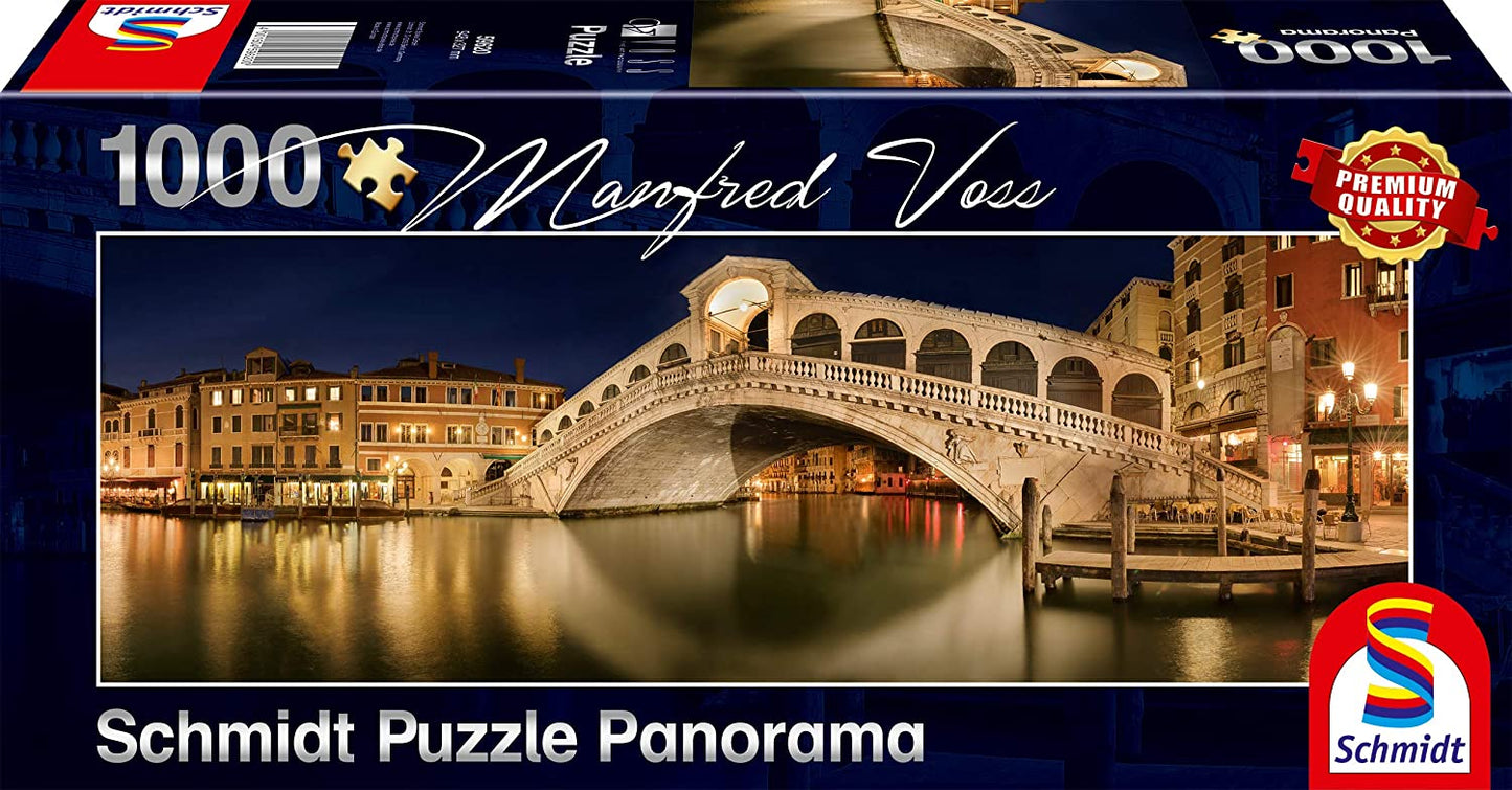 Schmidt - Manfred Voss - Rialto Bridge - 1000 Piece Jigsaw Puzzle