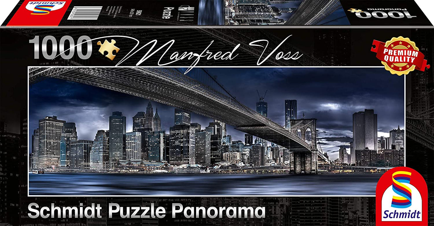 Schmidt - Manfred Voss - New York Dark Night - 1000 Piece Jigsaw Puzzle