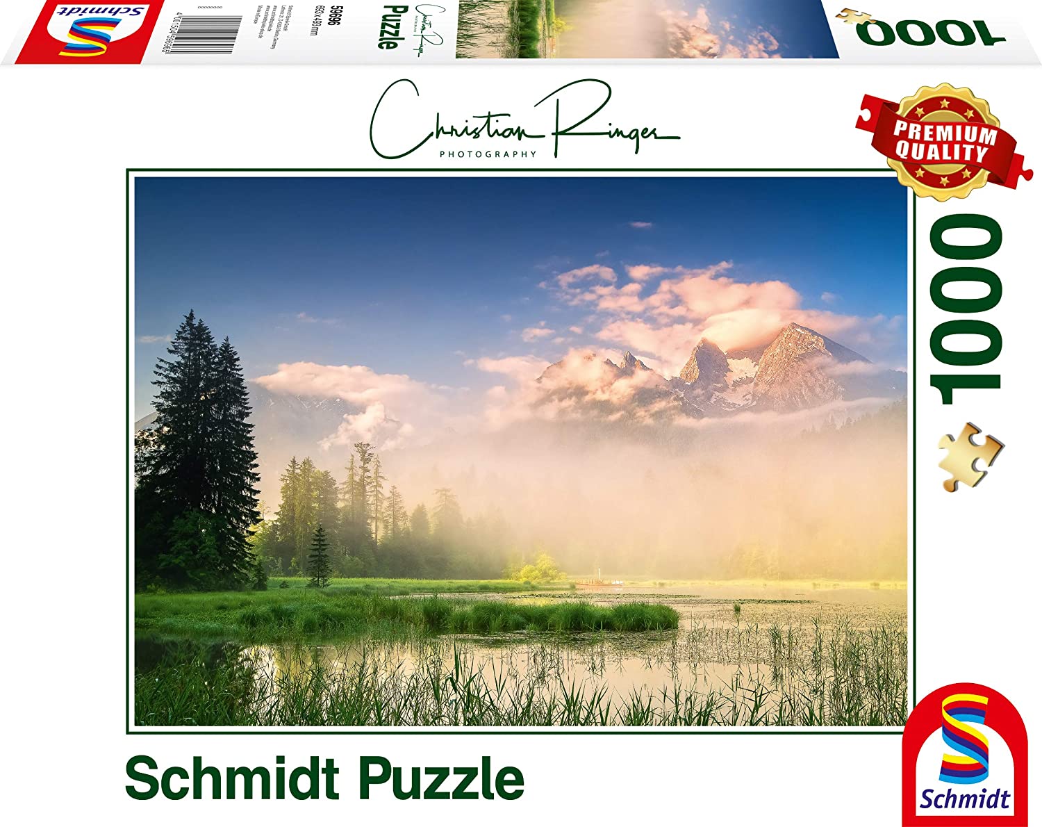 Taubensee by Christian Ringer – 1000 Piece Jigsaw Puzzle (Schmidt)