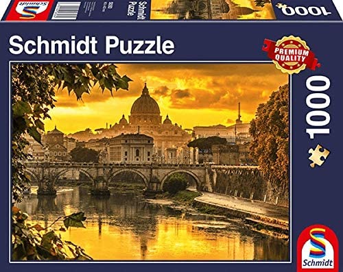 Schmidt - Golden Light over Rome - 1000 Piece Jigsaw Puzzle