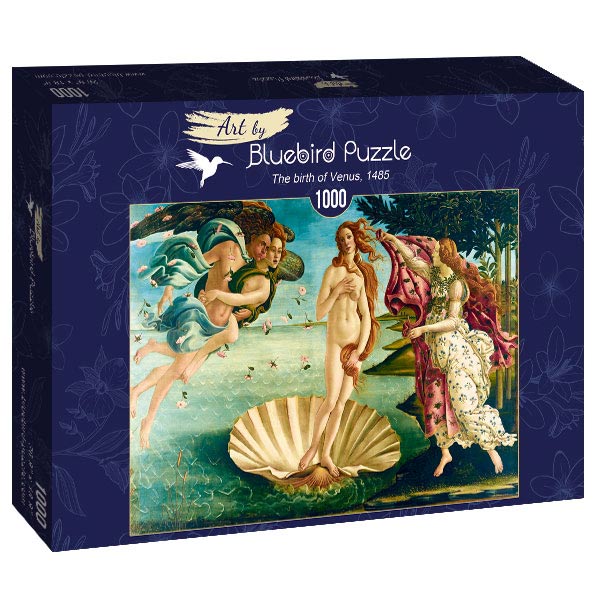 Bluebird Puzzle - Botticelli - The birth of Venus, 1485 - 1000 Piece Jigsaw Puzzle