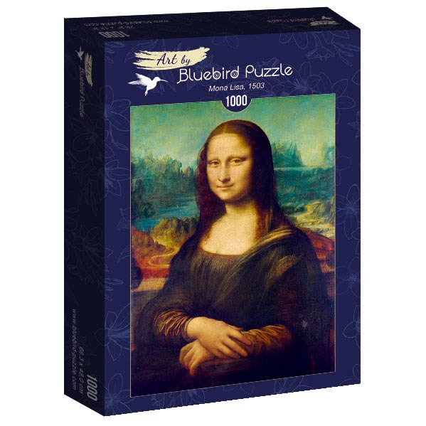 Mona Lisa, 1503 by Leonardo Da Vinci – 1000 Piece Jigsaw Puzzle (Bluebird Puzzle)