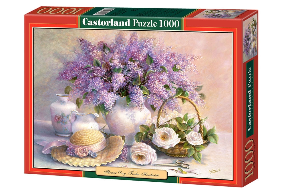 Flower Day by Trisha Hardwick – 1000 Piece Jigsaw Puzzle (Castorland)