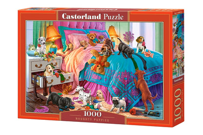 Castorland - Naughty Puppies - 1000 Piece Jigsaw Puzzle