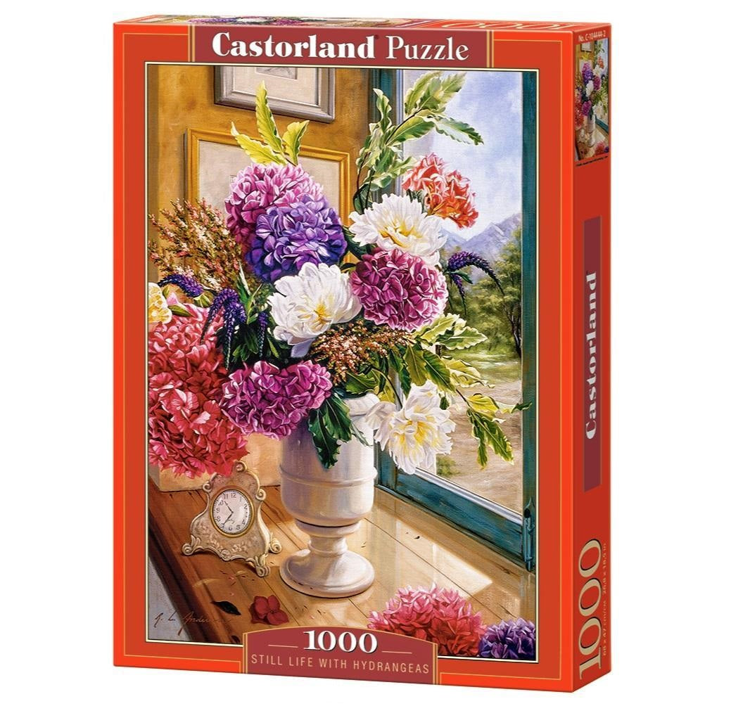 Castorland - Still Life with Hydrangeas - 1000 Piece Jigsaw Puzzle
