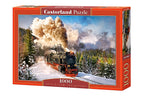 Steam Train – 1000 Piece Jigsaw Puzzle (Castorland) - Completed Puzzle