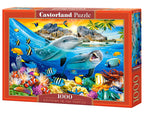 Dolphins in the Tropics – 1000 Piece Jigsaw Puzzle (Castorland)
